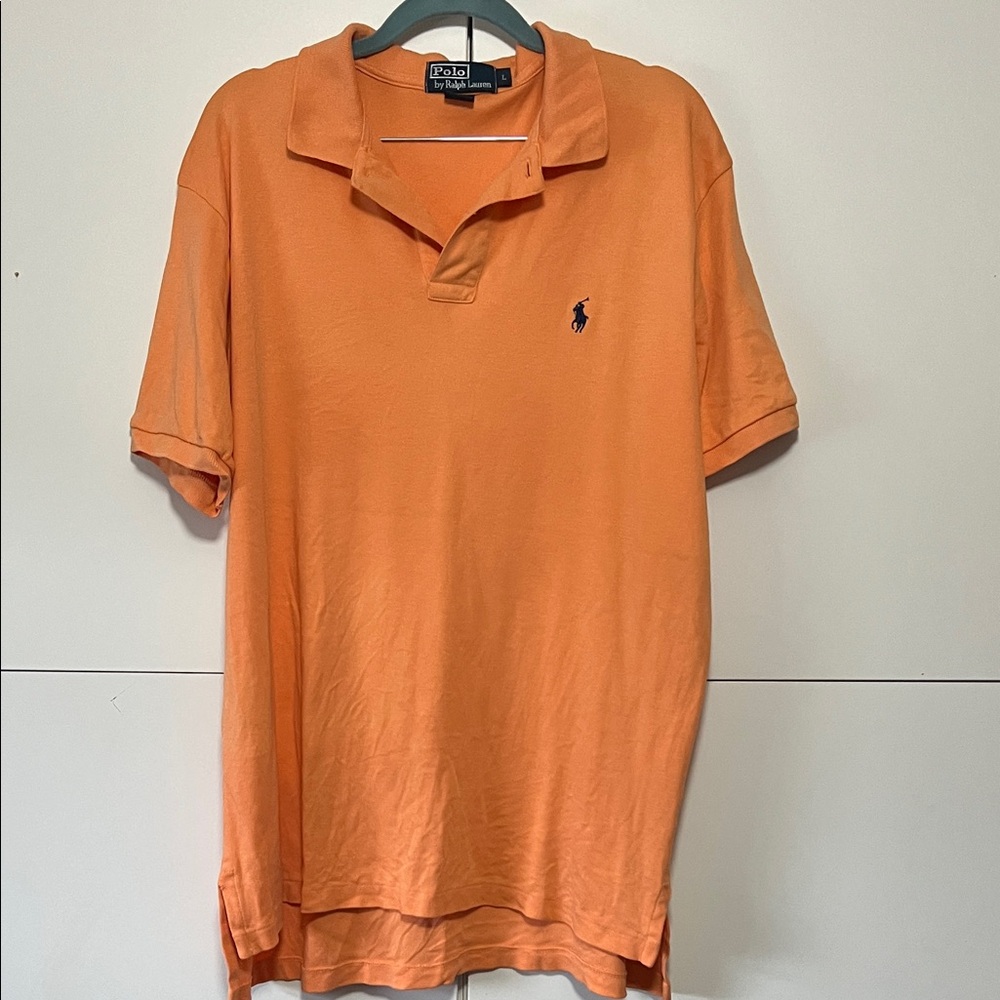 Polo by Ralph Lauren Men's Polo Shirt in Orange